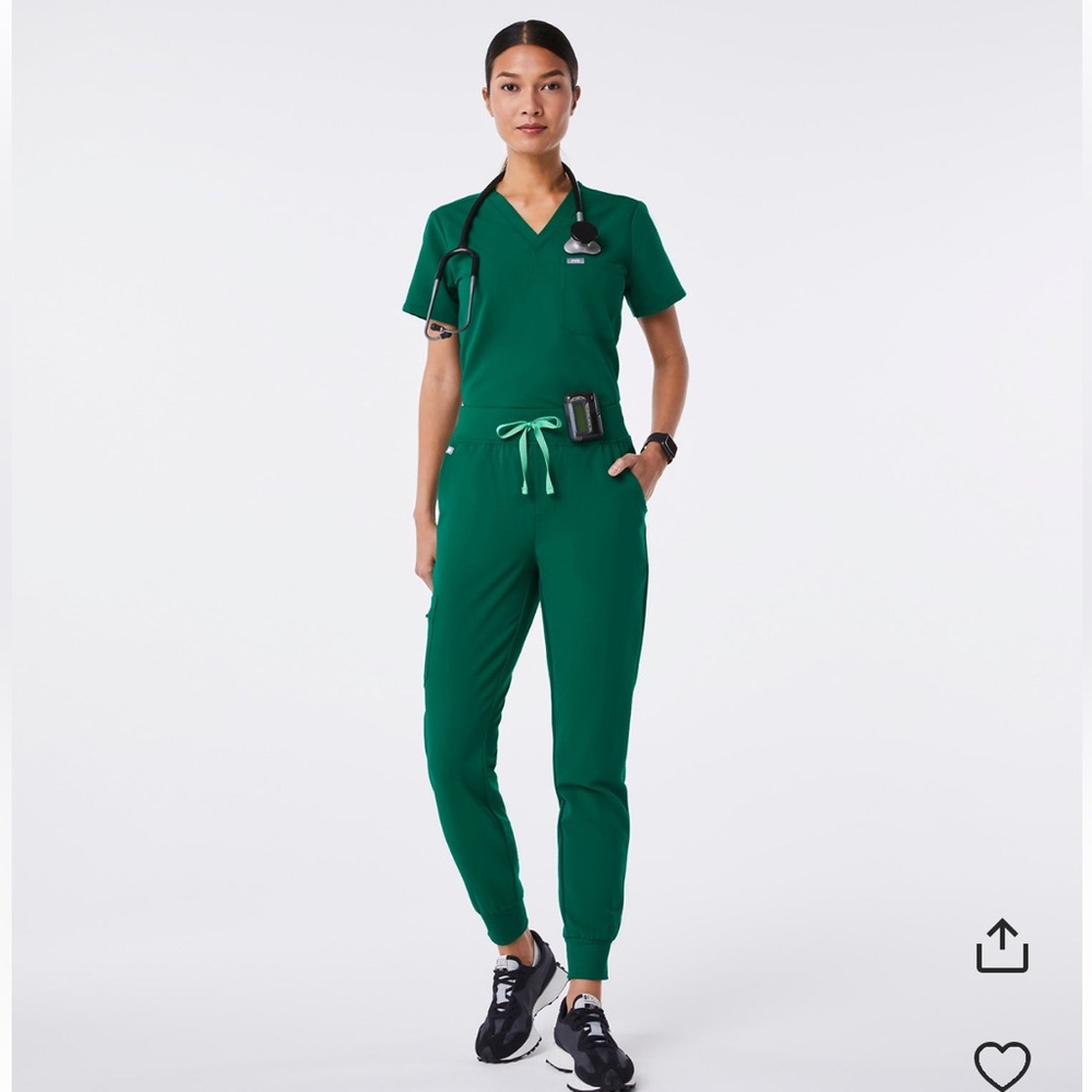 Figs Jogger Scrubs - High Waist Zamora Jogger 3X + Catarina 1 Pocket Too XL